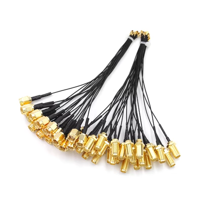 Thế hệ thứ 4 ipex sang SMA ốc vít bên ngoài dòng lỗ bên trong card mạng mini M2 giao diện ăng-ten truyền dây thử nghiệm UFL thế hệ thứ tư