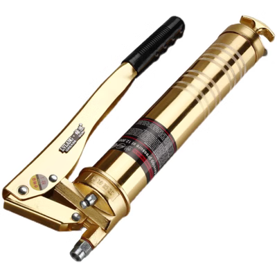 Công suất lớn áp suất cao bằng tay súng mỡ 900CC thùng thép thanh đơn đôi cần dầu nhà sản xuất bán hàng trực tiếp cao cấp máy bơm mỡ bằng pin
