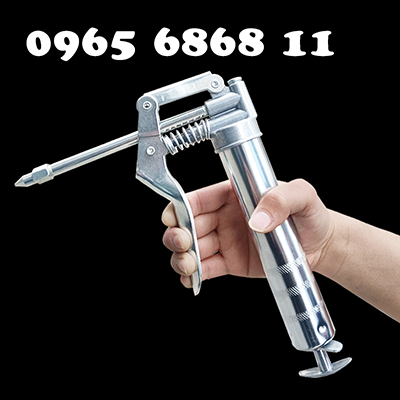 Bơm mỡ bằng tay mini dung tích 120cc chất liệu thép không gỉ súng bơm mỡ bằng tay áp suất cao bơm mỡ 2 ty