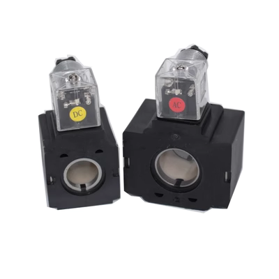 van điện từ dầu thủy lực Van điện từ thủy lực cuộn dây đồng vuông lỗ bên trong 26 dài 49 lỗ bên trong 20 dài 52.5MM van một chiều thủy lực điều khiển thủy lực