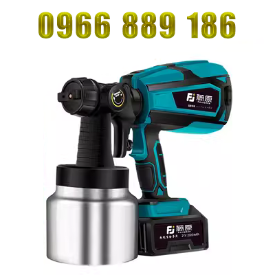 giá súng phun sơn tĩnh điện Súng phun điện Fujiwara máy phun cầm tay gia đình sơn cao su súng phun phun sơn lithium hiện vật súng phun sơn áp lực cao súng phun sơn dùng điện