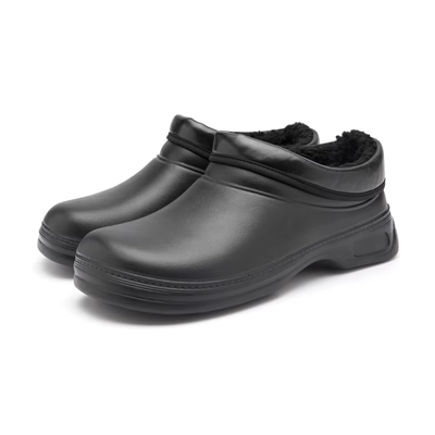 Wako Slide Anti-Skid Chống trượt Giày đầu bếp chuyên nghiệp Mùa thu nam và mùa đông cộng với cotton cộng với nhung ấm Nhà bếp Giày công sở đặc biệt