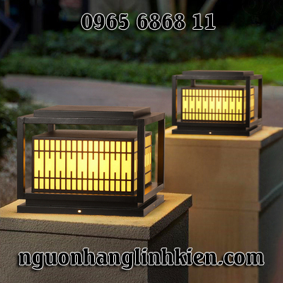 Đèn trụ cổng ngoài trời chống nước đèn trang trí trụ cổng đèn trụ cổng năng lượng mặt trời đèn trụ cổng năng lượng mặt trời