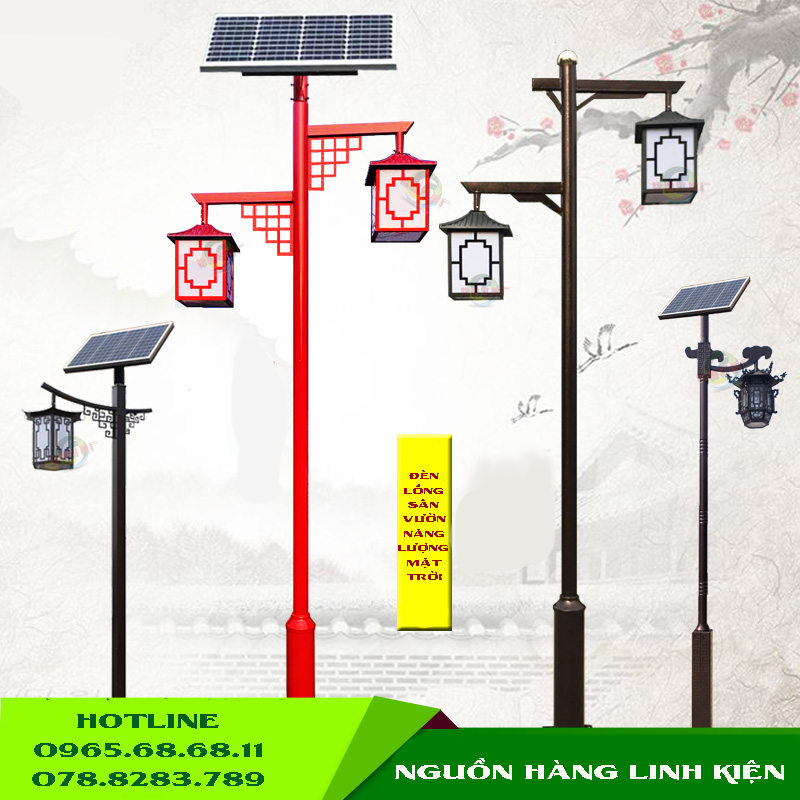 Ánh sáng làm vườn outdowns 3M đèn lồng đèn LED PARK DSANT NATOPROT Retro retro đèn lồng Trung Quốc Đèn đường phố cổ đèn led sân vườn năng lượng mặt trời đèn năng lượng mặt trời sân vườn chống nước