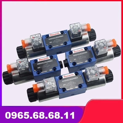 các ký hiệu van thủy lực Van điện từ đảo chiều thủy lực hai chiều Yumi Rexroth chính hãng 4WE6EDJGHA-DC24 dòng AC220 một đầu bộ chia van thủy lực van xả nhanh thủy lực