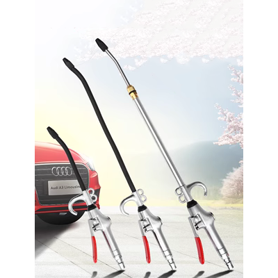 Súng thổi bụi áp suất cao bằng khí nén Plus dài thêm kết nối thổi bồ hóng máy nén khí máy bơm không khí hút bụi làm đẹp xe hơi Bộ dụng cụ súng khí nén vệ sinh