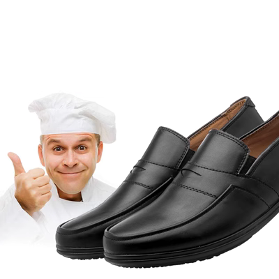 Wako / Slide Chef Shoes Giày chống nước chống trượt Dầu dầu chuyên nghiệp phục vụ đặc biệt Giày bếp thoáng khí mùa hè