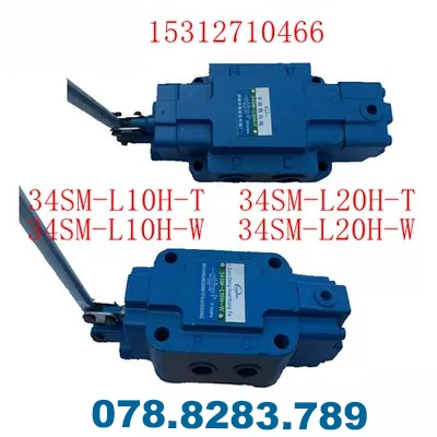 Van đảo chiều thủy lực bằng tay 34SM-L10H-T34SM-L20H-T34SM-L10H-W 34SM-L20H-W các van thủy lực đế van thủy lực