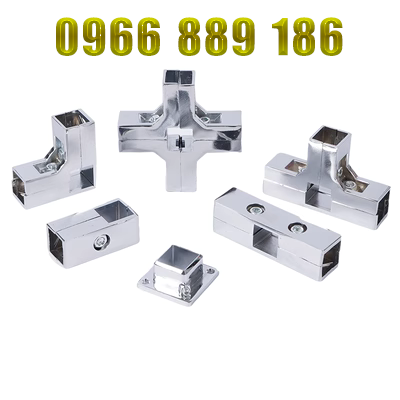 đầu nối dây điện thẳng 25mm vuông ống nối phụ kiện thép không gỉ ống vuông doanh ống thép hai ba bốn chiều kết nối dây khuỷu tay đầu chia khí nén đầu cosse nối thẳng