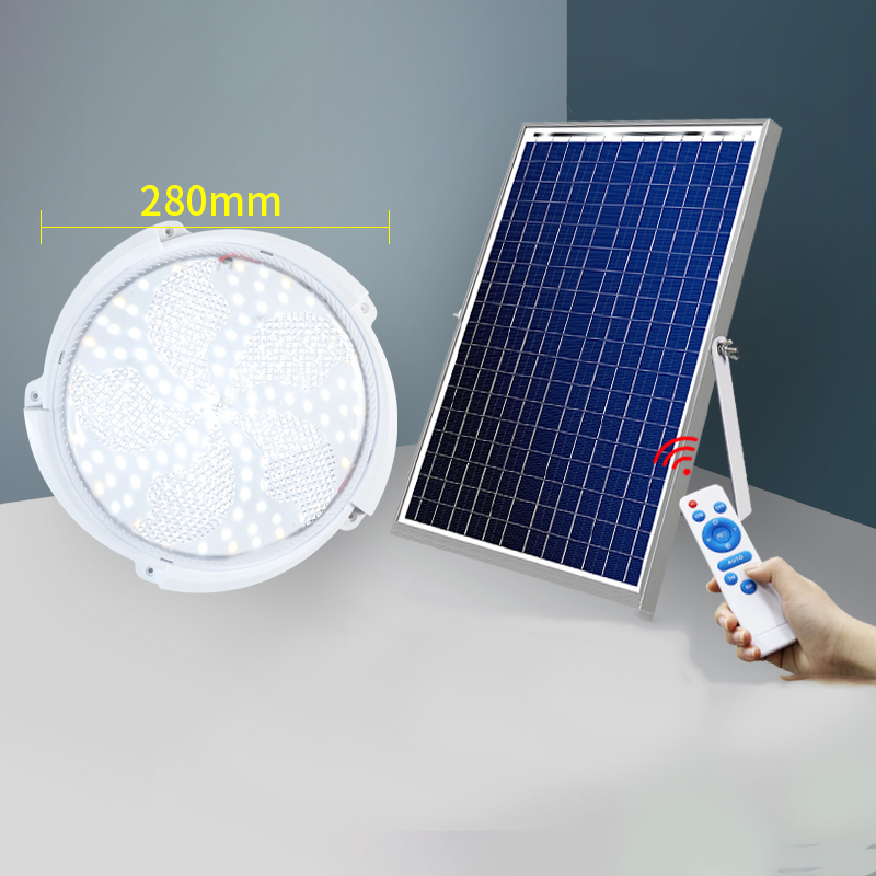Đèn ốp trần năng lượng mặt trời gia đình trong nhà phòng khách phòng ngủ chiếu sáng lối đi đèn sân vườn nông thôn mới 2022 đèn trần năng lượng mặt trời đèn trần năng lượng mặt trời