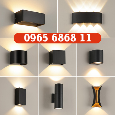 Đèn Tường LED Bắc Âu Lối Đi Ngoài Trời Chống Nước Ngoài Trời Đầu Giường Hành Lang Ban Công Sân Vườn Cầu Thang Đèn Nền Đèn Tường đèn gắn tường năng lượng mặt trời apollo đèn năng lượng mặt trời treo tường