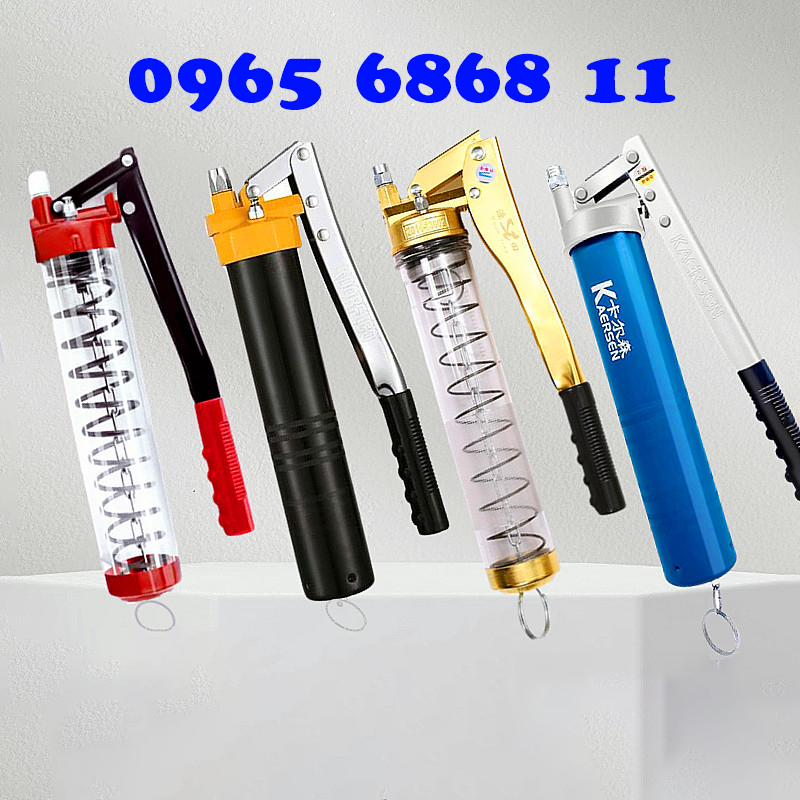 Súng bơm mỡ bằng tay áp lực lớn dây kéo nhẹ dễ dàng sử dụng súng bơm mỡ bò cầm tay kín khí bơm mỡ tự động