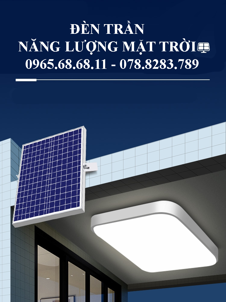 Đèn ốp trần năng lượng mặt trời nhà chiếu sáng trong nhà phòng khách phòng ngủ siêu sáng cao cấp đèn treo sân vườn ngoài trời đèn LED đèn led âm trần năng lượng mặt trời đèn năng lượng mặt trời ốp trần