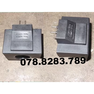 van thủy Cuộn dây thủy lực cuộn dây van điện từ hai nhánh DSG-03 đầu cao 10 đường kính khẩu độ vuông 26,2 chiều cao 49MM van thủy lực điều khiển bằng tay các loại đế van thủy lực