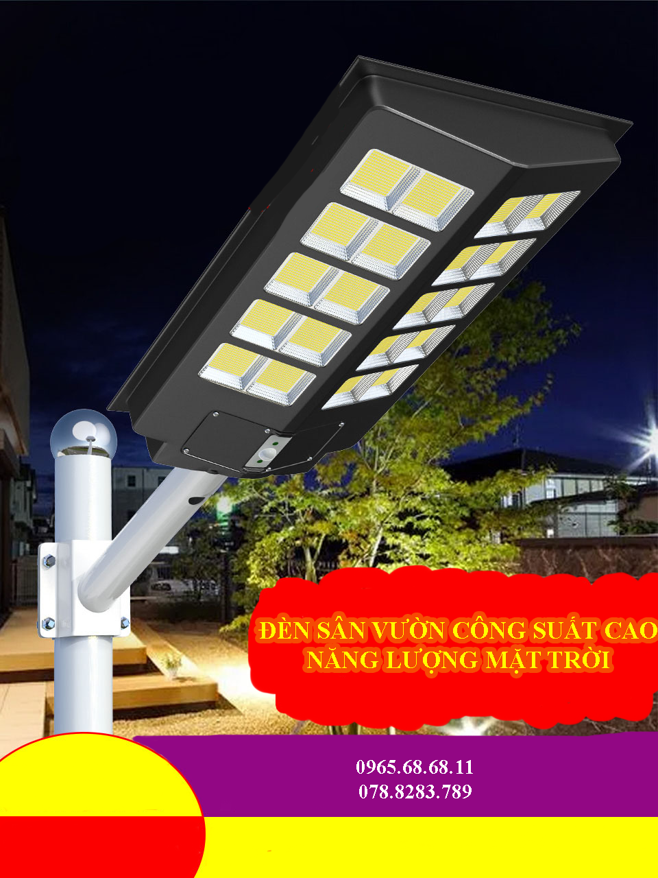 đèn đường năng lượng Đèn tích hợp năng lượng mặt trời góc rộng ngoài trời hộ gia đình đèn sân vườn công suất cao nông thôn mới đèn đường cảm ứng chống nước siêu sáng đèn đường led nlmt đèn đường led năng lượng mặt trời