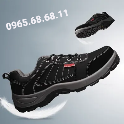 Giày cách nhiệt điện mùa hè lao động thoáng khí nam và thép túi đầu thép đáy chống đập Chống gai mặc giày công sở giản dị