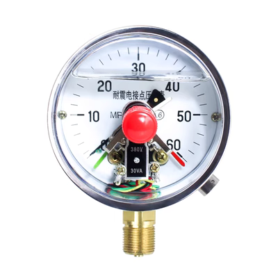 Thượng Hải Yichuan YNXC100 chống sốc tiếp xúc điện áp kế hỗ trợ từ tính 220V/380V 30VA hướng tâm trục