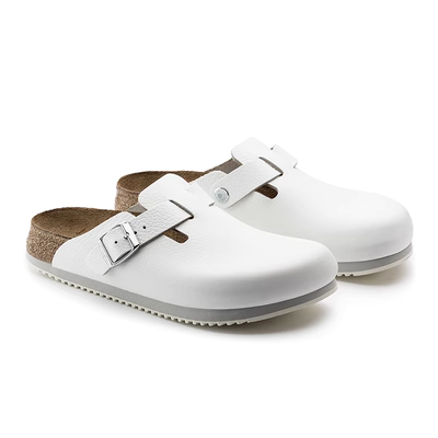 Birkenstock Baotou Cork Dép Nam và nữ mặc thoải mái Giày da bò Giày Boston Series
