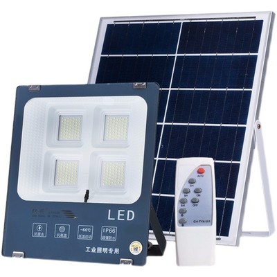 Đèn pha năng lượng mặt trời chiếu sáng cực mạnh dùng cho đường hộ gia đình đèn pha led năng lượng mặt trời pha led năng lượng mặt trời