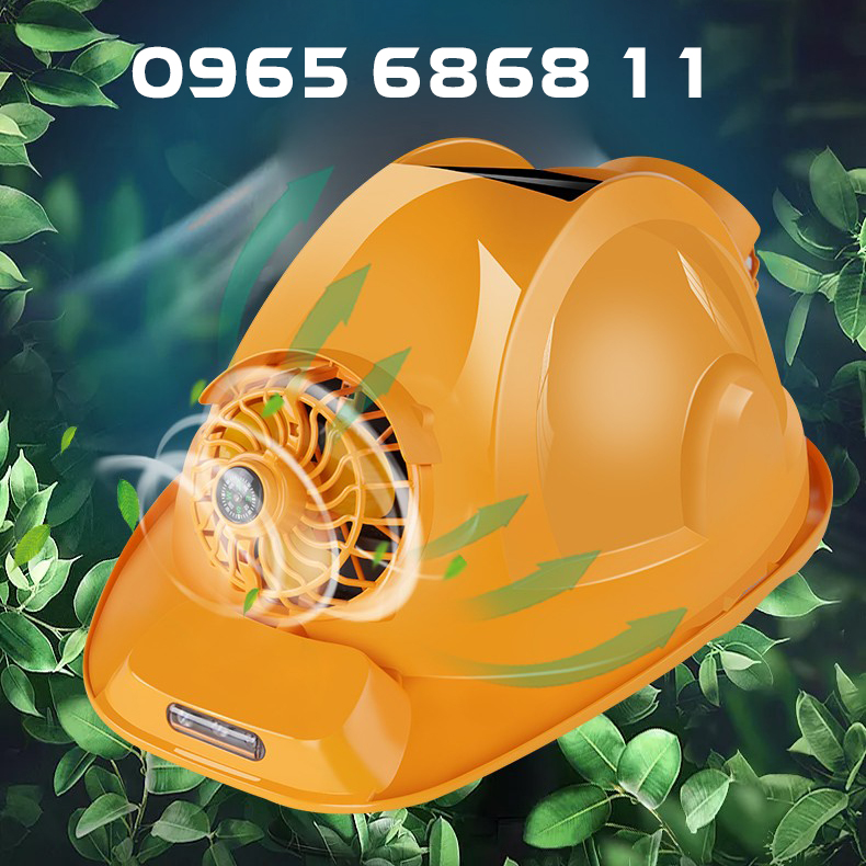 nón bảo hộ cao cấp Mũ bảo hiểm cho công nhân công trường xây dựng nón bảo hộ lao động chống va đập có quạt làm mát mũ bảo hộ protector