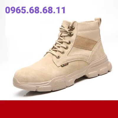 Giày bảo hiểm lao động mùa hè Giày cao cổ nam công sở công việc chống đâm chích chống đâm thủng túi thép an toàn đầu bốn mùa nữ
