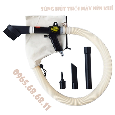 POMA AA-6006 khí nén thổi và hút súng đa năng sửa chữa lốp xe hút AA5005 máy hút bụi công nghiệp lớn súng hút bụi mòng biển Vòi xịt hơi nhật Vòi xịt hơi nhật