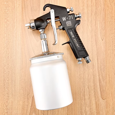 Đài Loan Puquan W-71 Spray Spray Spray Gun W-77 Taunter Spray Spray Spray Spray Paint Paint súng xì hơi máy nén khí