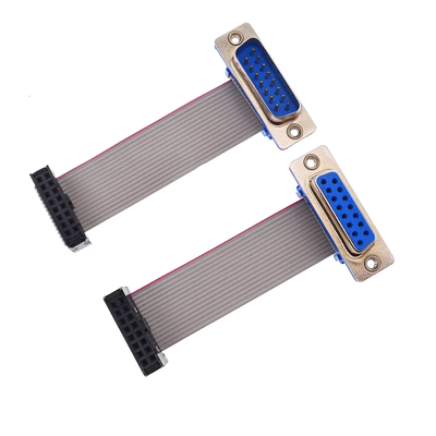 Cáp FC10 đến đầu đực và cái D-SUB/DB/DIDC-9/15/25/37RS232 mà không cần hàn áp suất cổng COM