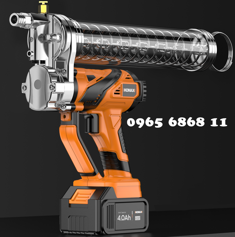 Máy bơm mỡ bằng Pin Lithium Comex số 1 tại Đức hoàn toàn tự động áp suất cao bơm mỡ bò bằng hơi đồ bơm mỡ bò