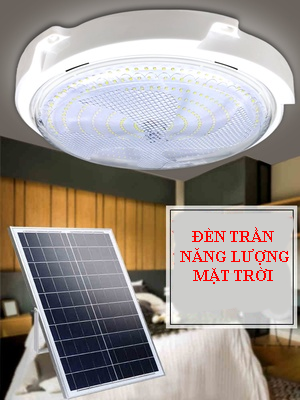 Đèn năng lượng mặt trời gia đình đèn ốp trần trong nhà nông thôn mới công suất cao ban công hành lang lối đi sân vườn đèn siêu sáng đèn năng lượng mặt trời ốp trần den op tran nang luong mat troi