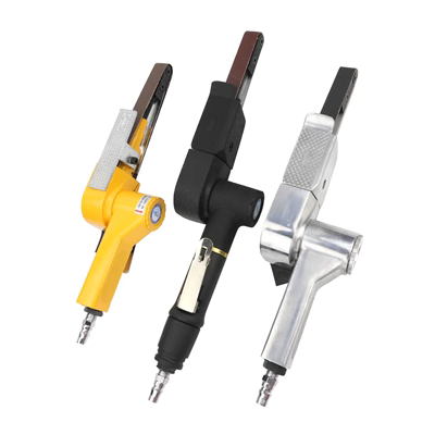súng hút bụi dùng khí nén Baima BM-2W khí nén vòng đai giấy nhám dây máy 10mm20mm máy đánh bóng máy chà nhám 10*330/20*520 súng xịt hơi khí nén Súng bơm khí