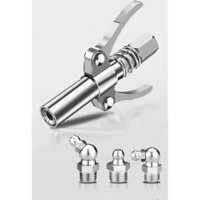đầu bơm mỡ Đầu vòi súng mỡ vòi phun mỡ tự khóa đầu súng mỡ mới khóa đầu súng loại kẹp áp suất cao đầu vòi phun mỡ phụ kiện súng mỡ bơm mỡ bằng pin dụng cụ bơm mỡ bò