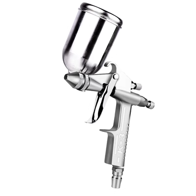 Khí nén súng phun sơn nhỏ phun 0.5 cỡ nòng K-3 sơn da công cụ sửa chữa tranh treo tường nguyên tử hóa cao súng phun sơn pin sung phun son