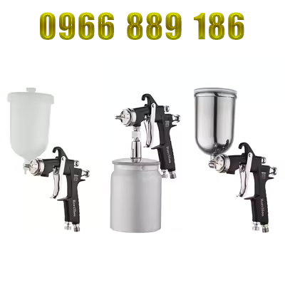 Rongchen W-101 súng phun sơn phủ cao cấp nội thất ô tô ngành gỗ nguyên tử hóa cao bằng khí nén súng phun sơn súng phun sơn xe máy sung phun son xe may
