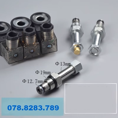 tay gạt thủy lực Hai vị trí hai vị trí thường mở DHF08-221 van đảo chiều điện từ hộp ren thủy lực SV08-21 LSV08-NOP van ngăn kéo thủy lực van phân phối thủy lực