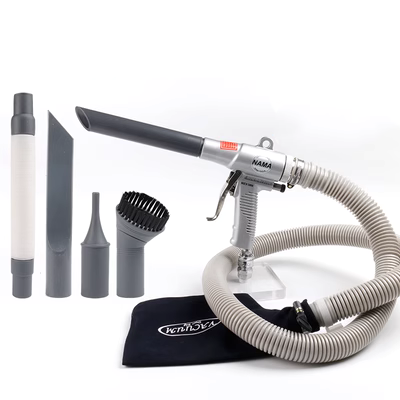 Thổi khí nén -Sucking Two -Spur Gun Aluminum Alloy Blowing Dust Súng dài Khí miệng Súng xịt bụi