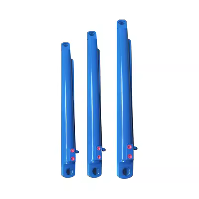 Xi lanh thủy lực Xi lanh thủy lực xi lanh thủy lực hai chiều 63 nâng nhỏ Lắp ráp trạm bơm thủy lực 5 tấn kính thiên văn ben dầu thủy lực giá xi lanh thủy lực 2 chiều