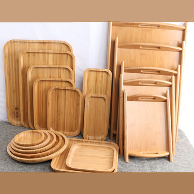 tre Nhật pallet gỗ khay gỗ hình chữ nhật khay trà khay tre khay gỗ pallet gỗ tấm đĩa thịt nướng