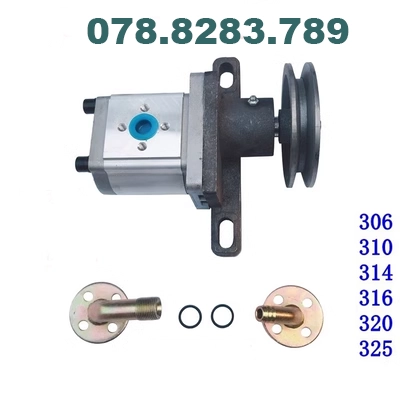 vam thủy lực 5 tấn 306 314 316 325 bơm bánh răng bơm thủy lực xe ba bánh xe nông nghiệp sửa đổi bãi chứa bơm dầu thủy lực van thủy lực rc đế van thủy lực