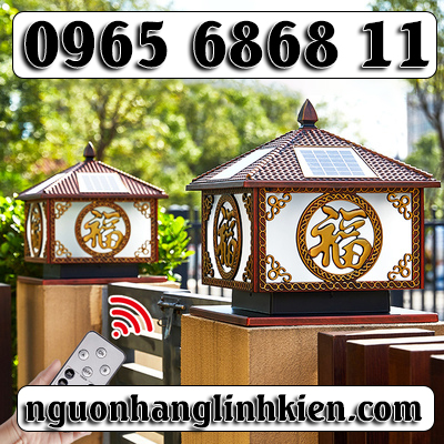 giá đèn trụ cổng năng lượng mặt trời Đèn trụ cổng năng lượng mặt trời ngoài trời chống thấm nước đèn năng lượng mặt trời điều khiển từ xa đèn trụ cổng năng lượng