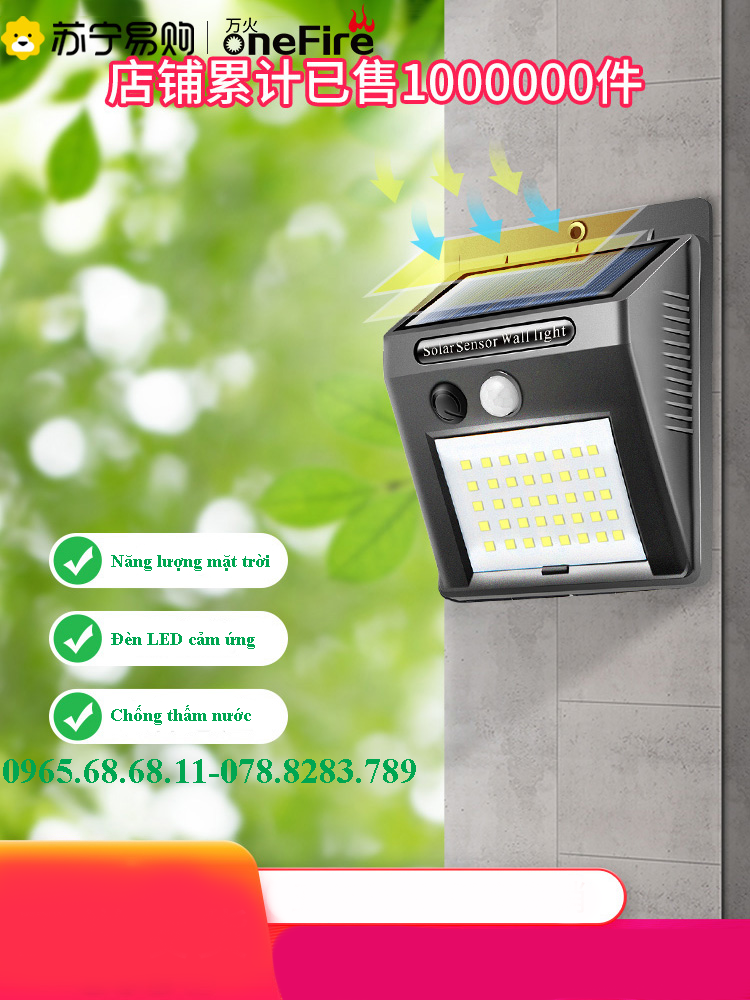 đèn đường nlmt Sân Vườn Năng Lượng Mặt Trời Đèn Ngoài Trời Cơ Thể Con Người Điều Khiển Bằng Giọng Nói Cảm Ứng Đèn Đường Chiếu Sáng Gia Đình LED Ngoài Trời Đèn Ngủ Nhỏ Wanhuo 453 đèn đường led năng lượng mặt trời đèn đường sử dụng năng lượng mặt trời