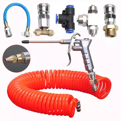 Súng thổi bụi áp suất cao bồ hóng súng thổi máy bơm không khí thổi súng mở rộng khí nén công cụ máy nén khí súng phun loại bỏ bụi thổi bụi súng súng xì hơi máy nén khí