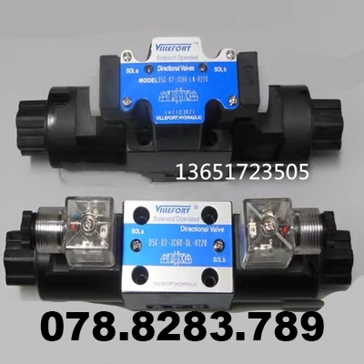 Van đảo chiều điện từ thủy lực DSG-02-3C60-DC24/AC220 được vận chuyển từ kho ký hiệu các loại van thủy lực van lưu lượng thủy lực