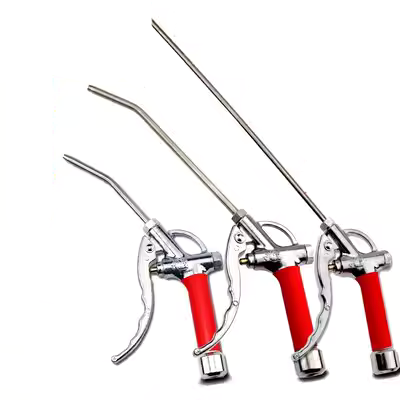 Súng gió mới chất lượng cao thổi bụi bằng thép không gỉ bằng khí nén kéo dài vòi phun dài máy nén khí thổi không khí đậu nành thổi bụi súng mới loại bỏ súng khí nén cầm tay