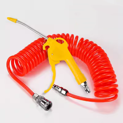 Súng bụi mạnh và khí nén cao -điện áp có thể thu vào và mở rộng súng không khí Air Air Pump Công cụ làm sạch Dust Dust Bas súng rửa xe bằng khí nén