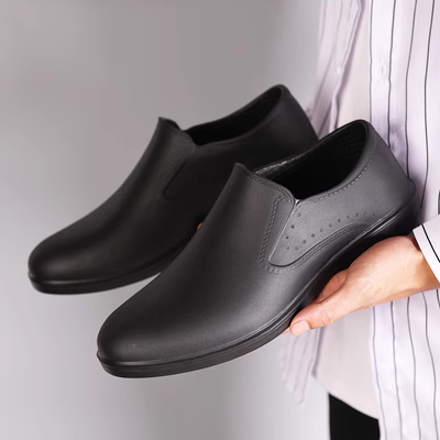 Wako Slide Giày đầu bếp chuyên nghiệp chống trượt không thấm nước, giày làm việc nhà bếp bằng dầu mùa hè mới phục vụ khách sạn đặc biệt