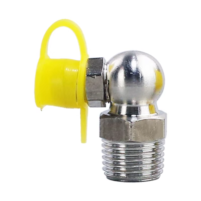 Vòi phun mỡ máy xúc bằng thép không gỉ áp suất cao Súng bắn mỡ phụ kiện vòi phun mỡ xe tải khớp đậm chống cháy nổ đầu bơm mỡ bò vòi bơm mỡ