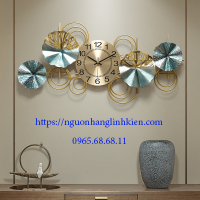 Đồng hồ trang trí, đồng hồ treo tường hiện đại thời trang, phong cách