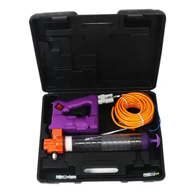 Điện Súng Bắn Mỡ 24V Máy Bơ Tự Động DC Cao Cấp Máy Xúc Oiler 12V Súng Bắn Mỡ đầu bơm mỡ bơm mỡ 2 ty