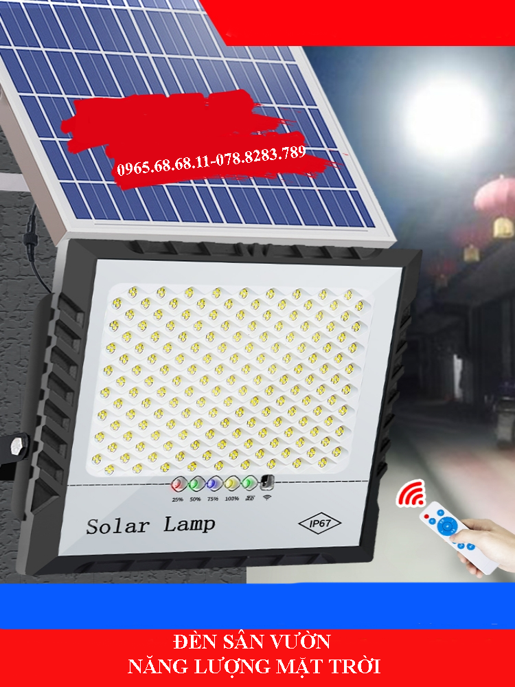 Loại đèn năng lượng mặt trời mới đèn sân vườn ngoài trời nhà một cho hai siêu sáng công suất cao chiếu sáng trong nhà và ngoài trời đèn đường led đèn đường led nlmt đèn đường solar